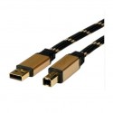 Nilox RO11.02.8802 cavo USB 1,8 m USB 2.0 USB A USB B Nero