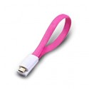 Nilox 0.2m USB 2.0 A - Micro USB 2.0 B MM cavo USB 0,2 m USB A Micro-USB B Rosa P019-UMC-PK-0.2