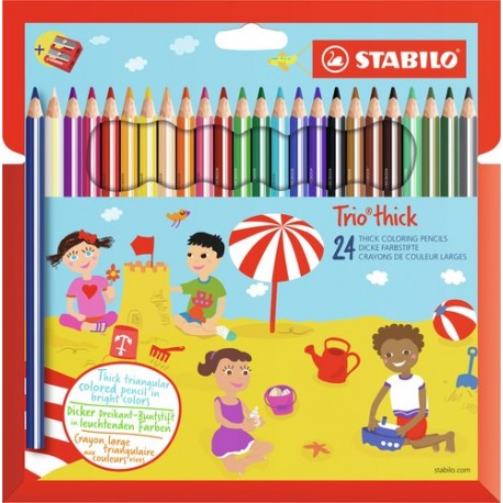 Stabilo Trio thick Multi 24pezzoi pastello colorato 2032 24