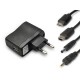 Hamlet Universal Kit alimentatore da parete per tablet e smartphone 4 in 1 con 4 connettori XPW220MOB