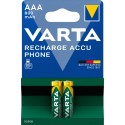 Varta Rech.Accu Phone AAA 800mah Blister 2 58398101402