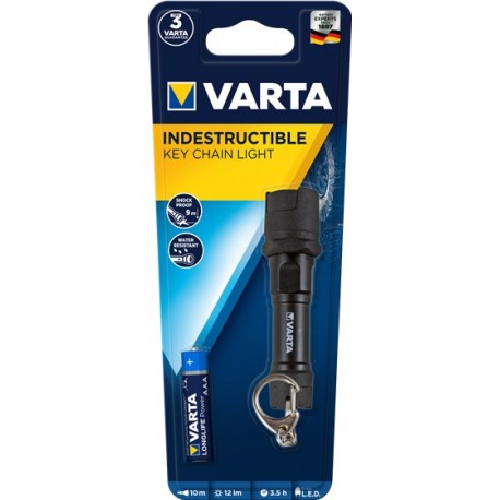 Varta 16701 101 421 torcia Torcia portachiavi Nero LED 16701101421