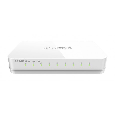 D Link GO SW 8G switch di rete Non gestito Bianco