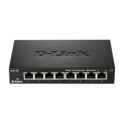 D Link DES 108 Commutatore di rete non gestita Fast Ethernet 10100 Nero switch di rete