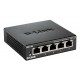 D Link DGS 105 switch di rete Non gestito Nero