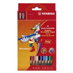 Stabilo Trio Maxi 12 pastello colorato 12 pezzoi Multi 2032 12