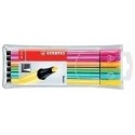 Stabilo Pen 68 marcatore Blu, Verde, Arancione, Rosa, Rosso, Giallo 6 pz 6806-1