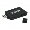 Nilox 10NXCRAIN1001 lettore di schede USB 2.0 Nero