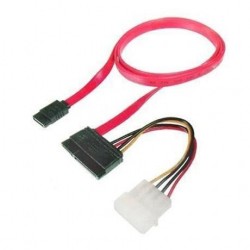 Nilox 0.5m SATA 22 cavo SATA 0,5 m SATA 22 pin SATA 7 pin Molex 4 pin Rosso NX090305108