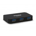 Hamlet Hub Usb 3.0 a 4 porte 5 Gbps con alimentatore XHUB430BKPW