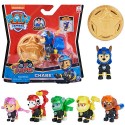 Spin Master PAW Patrol , Personaggio Moto Pups con distintivo da agente indossabile e zainetto trasformabile, cucciolo a ...