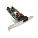 Hamlet Modem fax V.92 Bus PCI 32Bit ricezione fino a 115,2kpbs HV92PCI