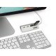 Hamlet 4 port Hub usb 2.0 a 4 porte 480 Mbps XHUB4020AL