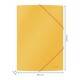 Leitz COSY CARTELLA A 3 LEMBI GIALLO