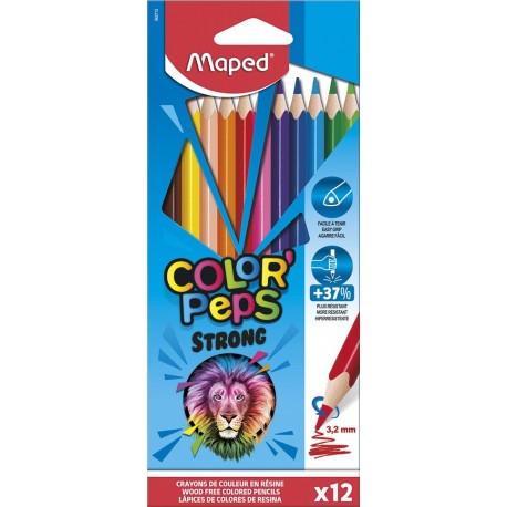 Maped CF12 PASTELLI STRONG COLORPEPS ASS