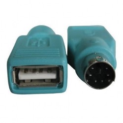 Nilox NX080500105 cavo di interfaccia e adattatore PS2 USB 2.0 Verde