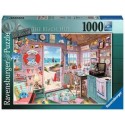 Ravensburger The Beach Hut Puzzle di contorno 1000 pz Arte 150007