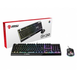 MSI S11 04IT601 CLA tastiera USB QWERTY Inglese britannico Nero