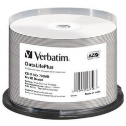 Verbatim CAMPANA 50 CDR STAM.TERMICA WHITE S