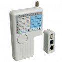 WP Europe C-TST-002 tester per cavo di rete Bianco