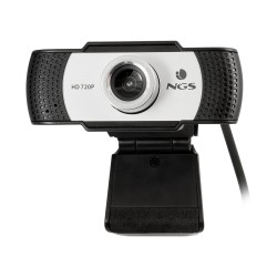 Nilox XpressCam720 webcam 1280 x 720 Pixel USB 2.0 Nero, Grigio, Argento XPRESSCAM720