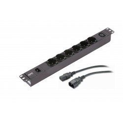 APC EPDU1010B SCH unit di distribuzione dellenergia PDU 7 presae AC 1U Nero