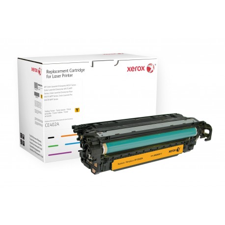 Xerox Cartuccia toner giallo. Equivalente a HP CE402A. Compatibile con HP Colour LaserJet M551DN, Colour LaserJet M551 ...