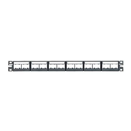 Panduit Mini Com Modular Faceplate Patch Panel CPPL24WBLY