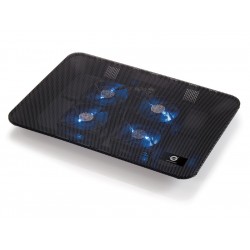 Conceptronic Pad di raffreddamento per notebook a 4 ventole CNBCOOLPADL4F