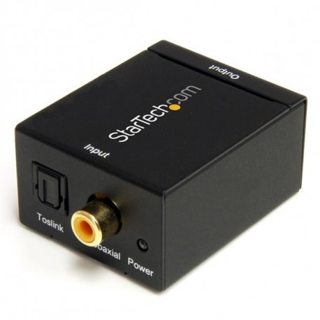 StarTech.com Convertitore audio da coassiale digitale SPDIF o ottico Toslink a RCA stereo SPDIF2AA