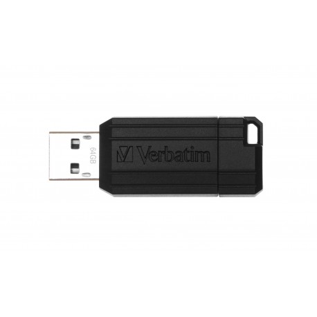 Verbatim PinStripe Memoria USB da 64 GB Nero 49065