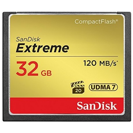 Sandisk 32GB Extreme memoria flash CompactFlash SDCFXSB 032G G46