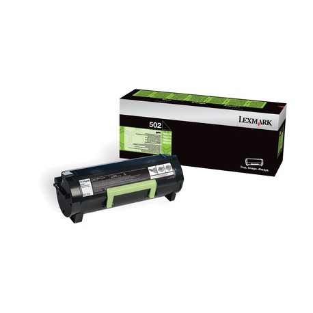 Lexmark 502 cartuccia toner 1 pz Originale Nero 50F2000