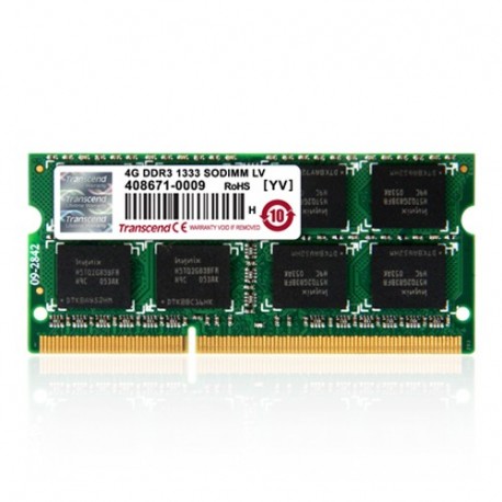 Transcend 2GB DDR3 memoria 1 x 8 GB 1600 MHz TS256MSK64V6N