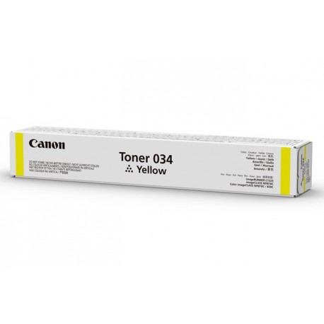 Canon 034 cartuccia toner 1 pz Originale Giallo 9451B001AA