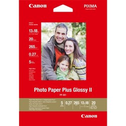 Canon Carta fotografia lucida PP 201 II Plus 5x7 20 fogli 2311B018