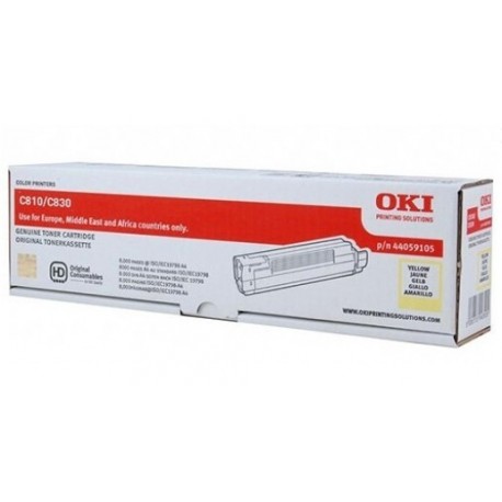 OKI 44059105 cartuccia toner 1 pz Originale Giallo