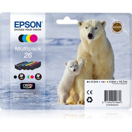 Epson Polar bear Multipack 26 C13T26164020