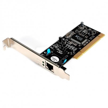 StarTech.com Scheda di Rete Ethernet PCI ad 1 porta Adattatore PCIe NIC Gigabit Ethernet 101001000 a 32Bit ST1000BT32