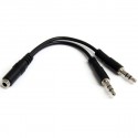 StarTech.com Adattatore splitter cuffie a 4 pin da 3,5 mm a 2x 3,5 mm a 3 pin - FM MUYHSFMM