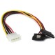 StarTech.com Adattatore splitter cavo di alimentazione Y LP4 a 2 SATA latching da 30 cm 4 pin a dual SATA PYO2LP4LSATA