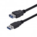 StarTech.com Cavo di prolunga USB 3.0 SuperSpeed da 1 m A ad A nero - MF USB3SEXT1MBK