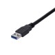 StarTech.com Cavo di prolunga USB 3.0 SuperSpeed da 1 m A ad A nero MF USB3SEXT1MBK