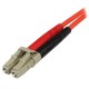 StarTech.com Cavo patch duplex in fibra multimodale 50125 2 m LC ST 50FIBLCST2