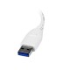 StarTech.com Adattatore di rete NIC USB 3.0 a Ethernet Gigabit Bianco USB31000SW