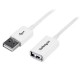 StarTech.com Cavo prolunga USB 2.0 da A ad A Cavo Extender USB2.0 Maschio Femmina da 3m Bianco USBEXTPAA3MW