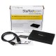 StarTech.com Box Esterno HDD per disco rigido SATA III 2.5 USB 3.0 con UASP in alluminio con cavo incorporato 6Gbps ...