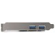 StarTech.com Scheda controller USB SuperSpeed 3.0 PCIe PCI Express a 2 porte con alimentazione SATA PEXUSB3S23
