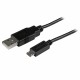 StarTech.com Cavo di sincronizzazione e di ricarica USB a Micro USB Cavetto slim per Smartphone e Tablet A a Micro B da 1 ...