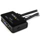 StarTech.com Switch Commutatore KVM USB VGA a 2 porte Alimentato via USB con pulsante di commutazione a distanza SV211USB
